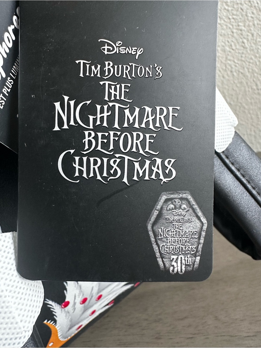 New•Disney x Loungefly 30th The Nightmare Before Christmas Mini Backpack. Glows! - Picture 4 of 14